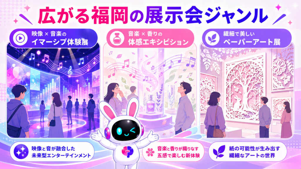 福岡 展示会 アニメ以外の多様なイベント