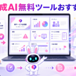 資料作成 ai 無料ツールでスライドを瞬時に自動生成するイメージ