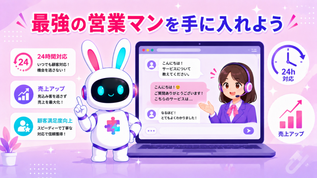 PITALIyのAIアバター接客で最強の営業マンを実現する画像