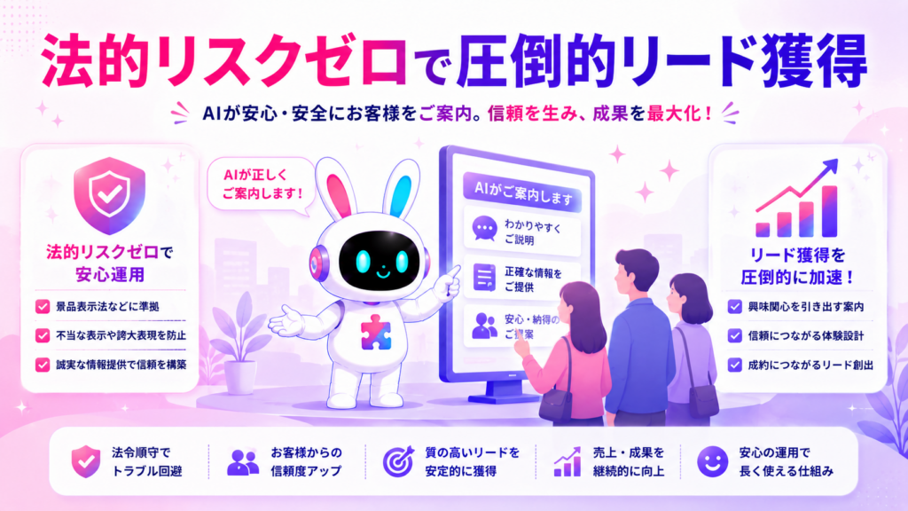 PITALIyのAIアバターがWeb上で呼び込みフレーズを活用する様子を紹介する画像