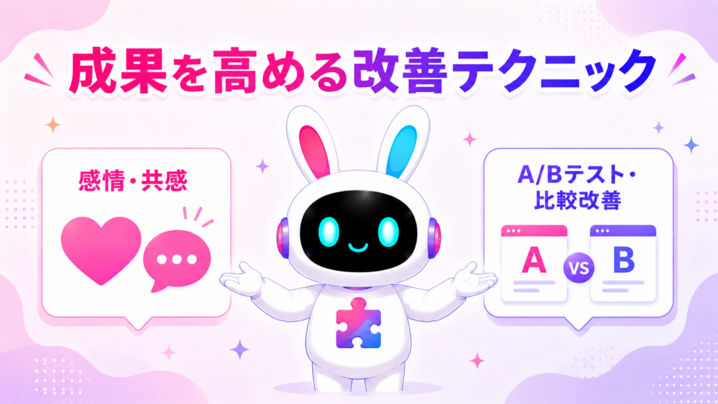 呼び込みフレーズの改善テクニックを紹介する画像