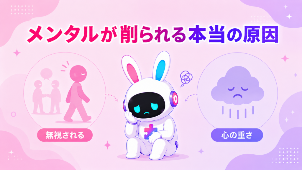 呼び込みでメンタルが削られる原因を紹介する画像