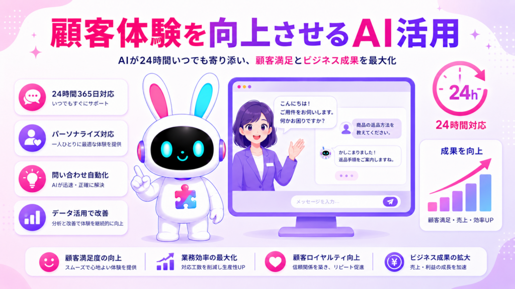 PITALIyのAIアバター接客による顧客体験向上の事例を紹介する画像