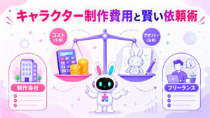キャラクター制作 費用相場と予算内で賢く依頼する方法を紹介するイメージ