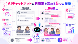 aiチャットボット キャラクターのアイコンや性格、UIを改善し、利用率を高める5つの秘訣